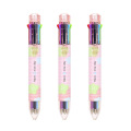 Andstal Cute Pen Multifunction 8 Ink Colors In 1 Plastic Ballpoint Pen For School Supplies